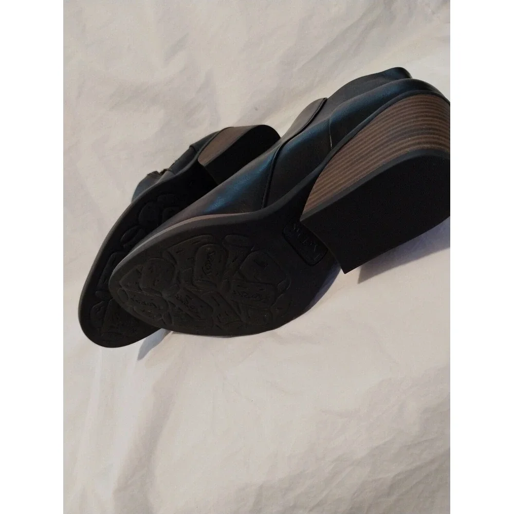 Korks Women's Hattie Round Toe Side Zip Ankle Bootie Size 7 Black Western‎